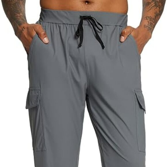 BALEAF Joggers Hiking Cargo Pants  - gray - M - Picture 1 of 7